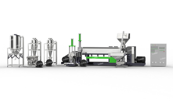 400 kg / H Maszyna do recyklingu tworzyw sztucznych Pvc Linia do granulacji tworzyw sztucznych 1 rok gwarancji